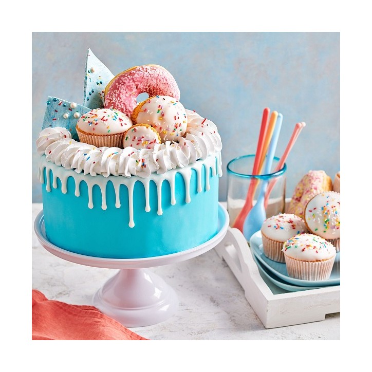 FunCakes Mix for Dip 'n Drip White 150 g - Easy Fondant Glaze Creation