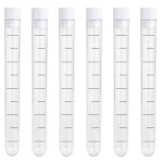 PartyDeco Test Tubes with Stickers, 6 pcs