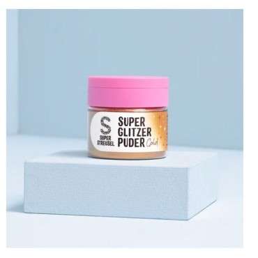 Veganes Glitzerpuder Gold - SuperStreusel SuperGlitzerPuder Gold 10g