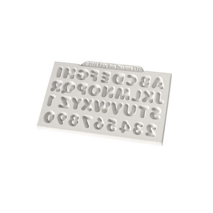 Katy Sue Mini Alphabet & Numbers Silicone Mould