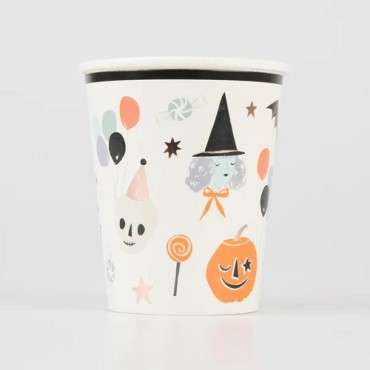 Meri Meri Halloween Paper Cups - Vintage Look - 8 pcs