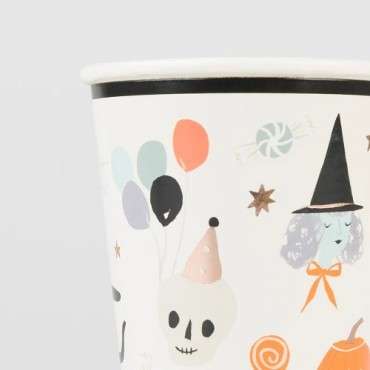 Meri Meri Halloween Paper Cups - Vintage Look - 8 pcs