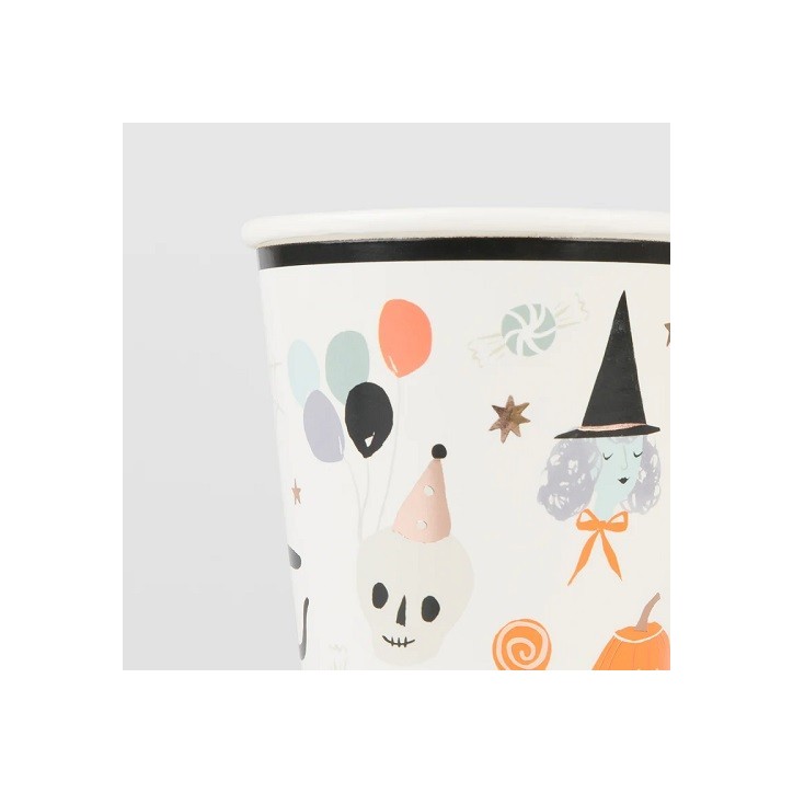 Meri Meri Halloween Paper Cups - Vintage Look - 8 pcs