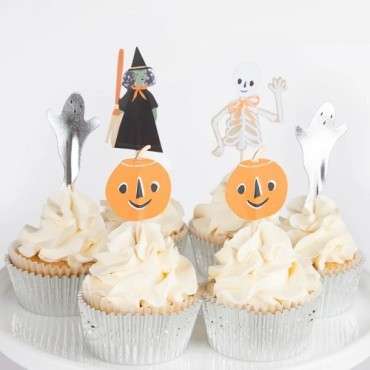 Meri Meri Halloween Cupcake Kit - Set for Spooky Cupcakes