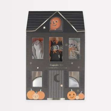 Meri Meri Halloween Cupcake Kit - Backset für gruselige Cupcakes