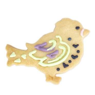 Städter Embossing Cookie Cutter Bird 6cm - Detailed Cookies with Ejector