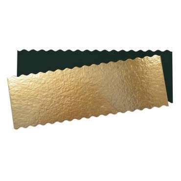 Cake Boards 30x10cm - Reversible Gold/ Black Boards for Loaf Cakes