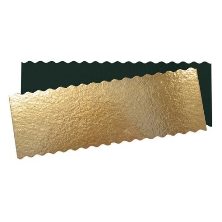 Cake Boards 30x10cm - Reversible Gold/ Black Boards for Loaf Cakes