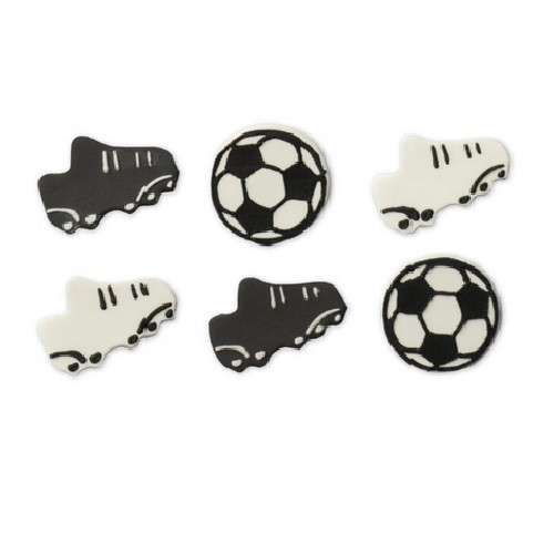 Decora Goal Sugar Decorations, 6 pcs