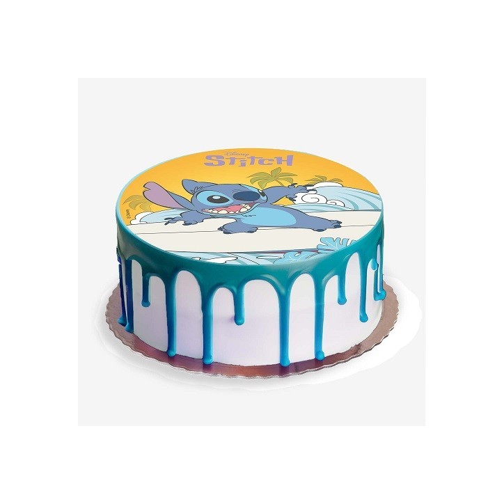 Stitch Tortenaufleger 20 cm – Glutenfrei & Perfekt für Disney-Fans 🎂