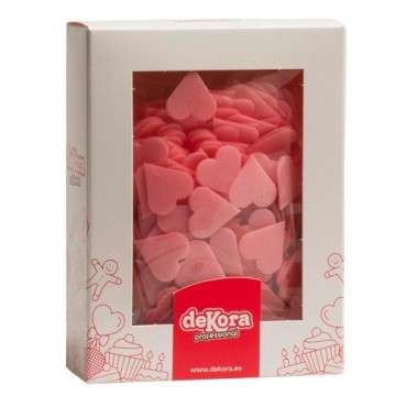 Rosa & Rote Oblaten-Herzen 2cm – Glutenfrei & Laktosefrei