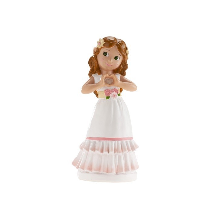 Communion Girl Cake Topper Betty - 16 cm | Baptism Decor