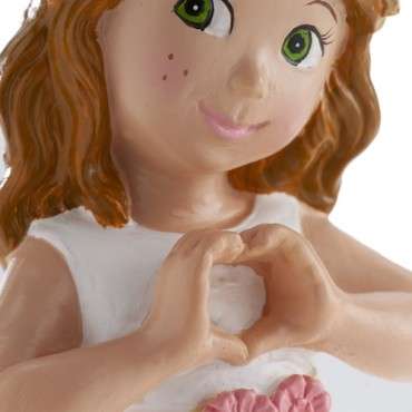 Communion Girl Cake Topper Betty - 16 cm | Baptism Decor