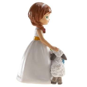 Communion Girl with Lamb – Adorable Cake Topper for Communion