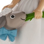 deKora Communion / Confirmation Girl with Sheep Cake Topper, 16cm