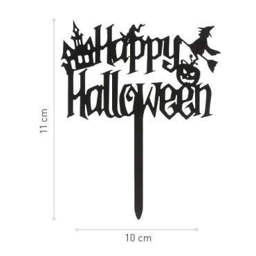 Happy Halloween Cake Topper – Perfekt für Halloween-Partys