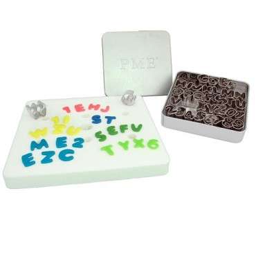 PME Alphabet & Number Cutter Set – 36-piece Stainless Steel