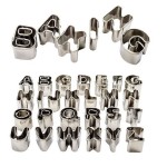 PME Stainless Steel Alphabet & Number Cutter Set, 36 pcs