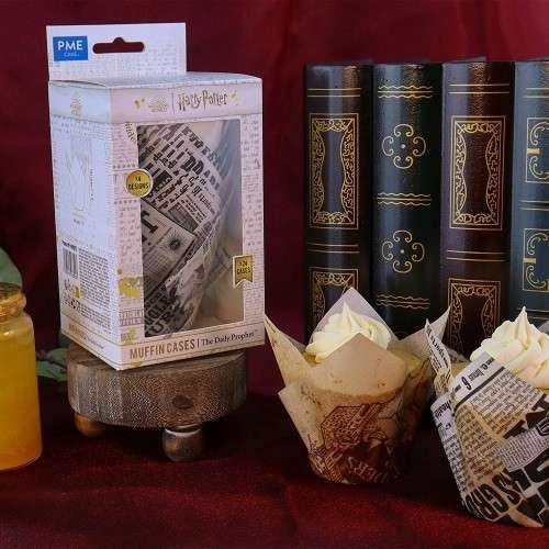 PME Tulip Baking Cups HARRY POTTER - The Daily Prophet, 24 pcs