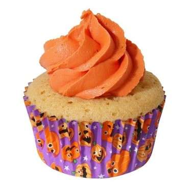 Halloween Foil-lined Cupcake Cases - Pumpkin Party (Pack of 60)