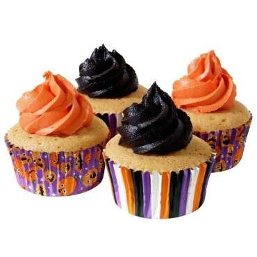 Halloween Foil-lined Cupcake Cases - Pumpkin Party 60 Stück