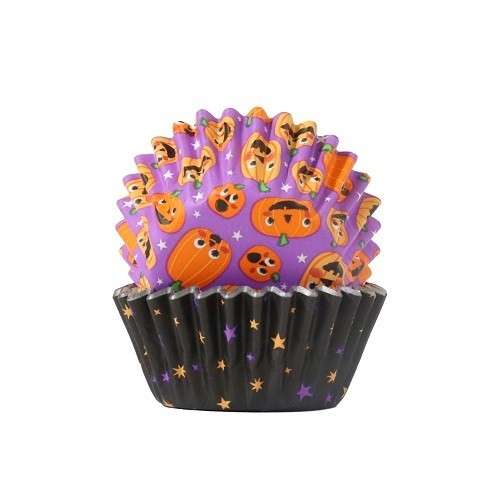 PME Mini Pumpkin Party Cupcake Cases, 60 pcs