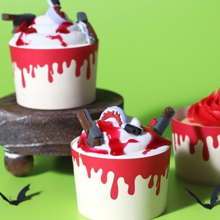 Halloween Baking Cups with Dripping Blood Design | Bakeria.ch