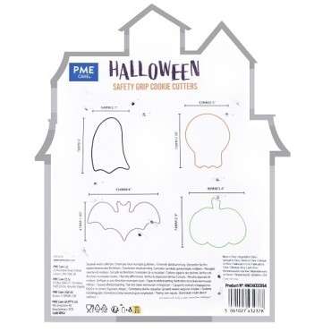 PME Halloween Safety Grip Cookie Cutter Set - 4 Shapes