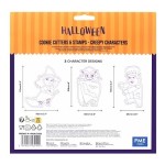 PME Halloween Creepy Characters Cookie Cutter & Stamps Set 3-pcs