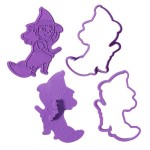 PME Halloween Creepy Characters Cookie Cutter & Stamps Set 3-pcs