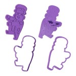 PME Halloween Creepy Characters Cookie Cutter & Stamps Set 3-pcs