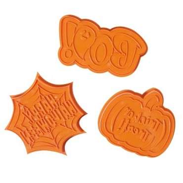 Halloween Ausstecher & Stempel - Happy Halloween (Set aus 3)