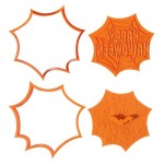 PME Happy Halloween Cookie Cutter & Stamps Set 3-pcs