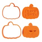 PME Happy Halloween Cookie Cutter & Stamps Set 3-pcs