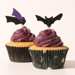 PME Bat Halloween Cupcake & Topper Set, 48 pcs