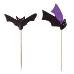 PME Bat Halloween Cupcake & Topper Set, 48 pcs