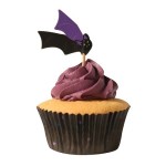 PME Bat Halloween Cupcake & Topper Set, 48 pcs