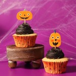 PME Jack-O-Latern Halloween Cupcake & Topper Set, 48 pcs