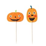 PME Jack-O-Latern Halloween Cupcake & Topper Set, 48 pcs