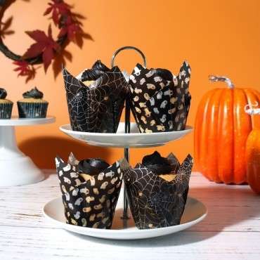 PME Halloween Tulip Muffin Cases - Spooky Night, Set of 24