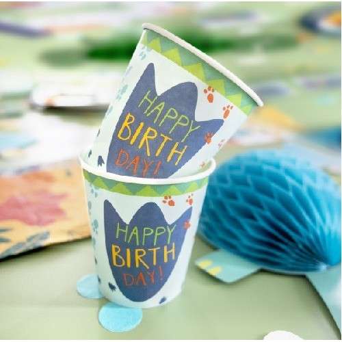 Amscan Dinosaur Birthday Cups, 8 pcs