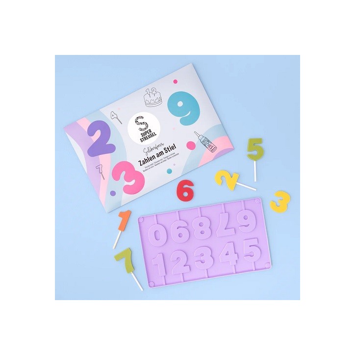 SuperStreusel Silicone Mold Numbers – create your own cake toppers