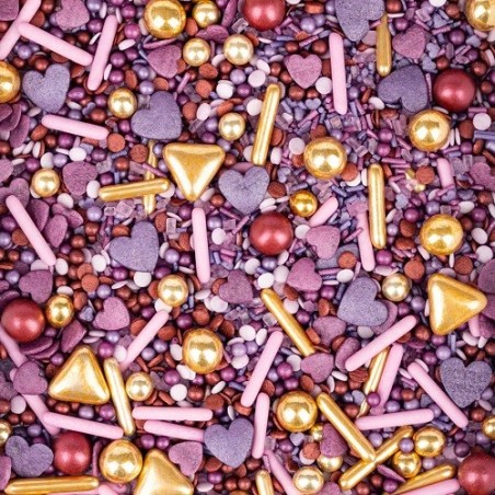 BeerenBande Sprinkle Mix - Stunning Baking Decoration in Purple