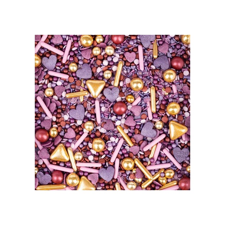 BeerenBande Sprinkle Mix - Stunning Baking Decoration in Purple