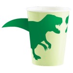 Ginger Ray Party Dinosaur Cups, 8 pcs