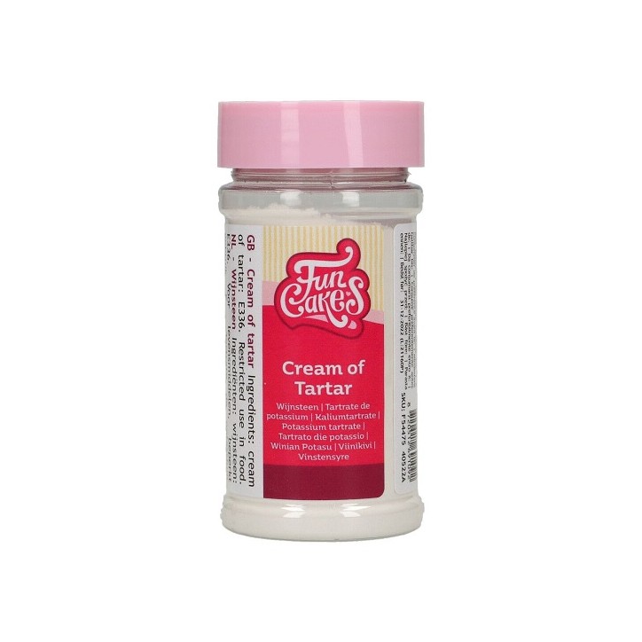 FunCakes Cream of Tartar 80g – Perfect Baking Aid for Meringues & More