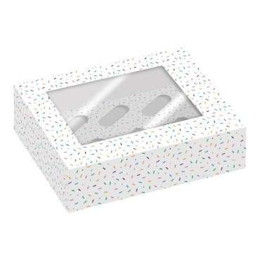 Simply Making Cupcake Box 6-pk/2 - Sprinkles – Stylish Cupcake Box