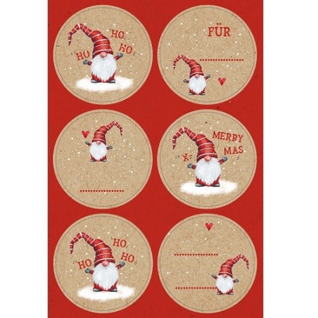 Willi the Gnome Stickers – Festive Labels for Christmas Gifts