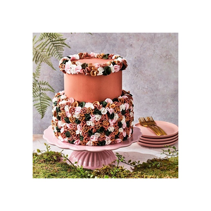 FunCakes Zuckerpaste Shimmering Rose 250g - eleganter Glanz für Torten