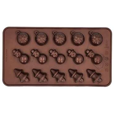 Christmas Chocolate Mould 2-piece – Make Your Own Christmas Pralines